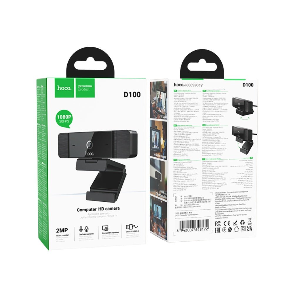 Hoco - Hoco Computer HD Camera D100 - Cle Market