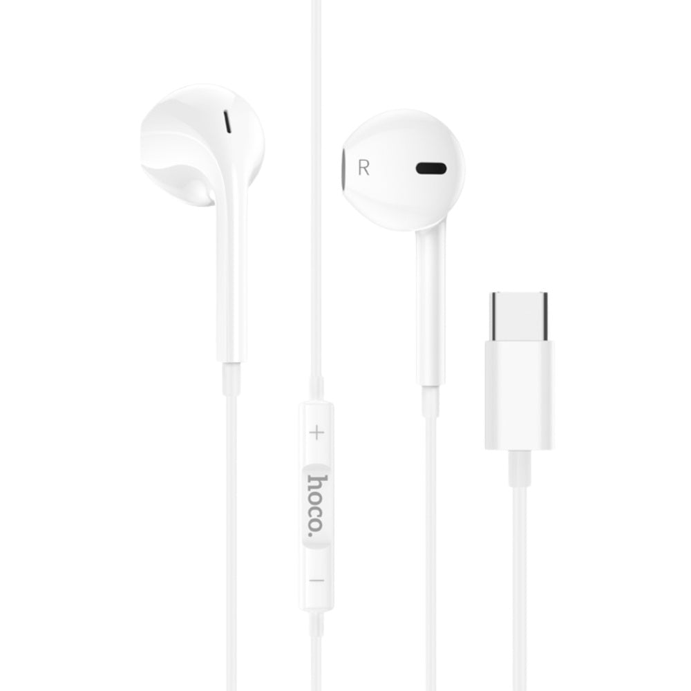 Hoco - Hoco Crystal Joy Wire Earphone USB - C M101 - Cle Market