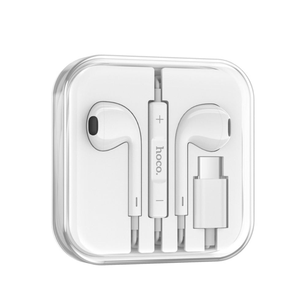 Hoco - Hoco Crystal Joy Wire Earphone USB - C M101 - Cle Market