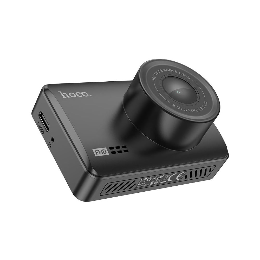 Hoco - Hoco Dash Cam Dual Channel Driving Recorder DV3 - Cle Market