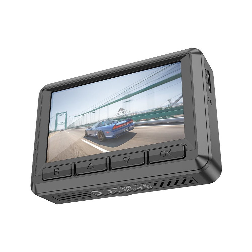 Hoco - Hoco Dash Cam Dual Channel Driving Recorder DV3 - Cle Market