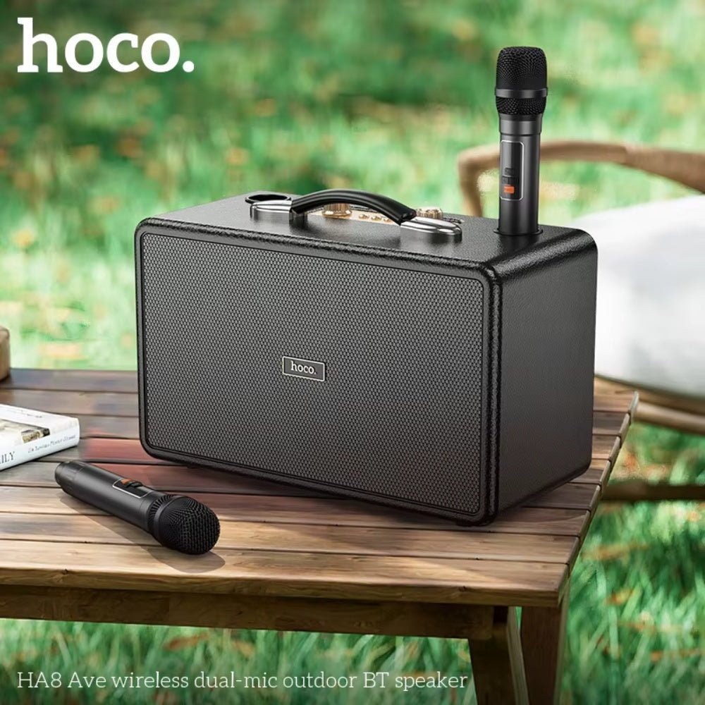 Hoco - Hoco Dual Mic Outdoor Bluetooth Speaker HA8 - Cle Market