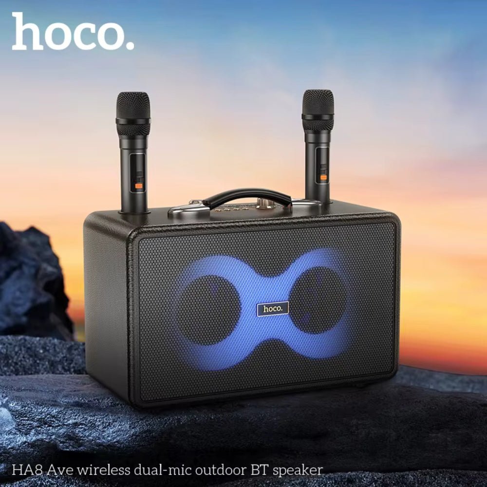 Hoco - Hoco Dual Mic Outdoor Bluetooth Speaker HA8 - Cle Market