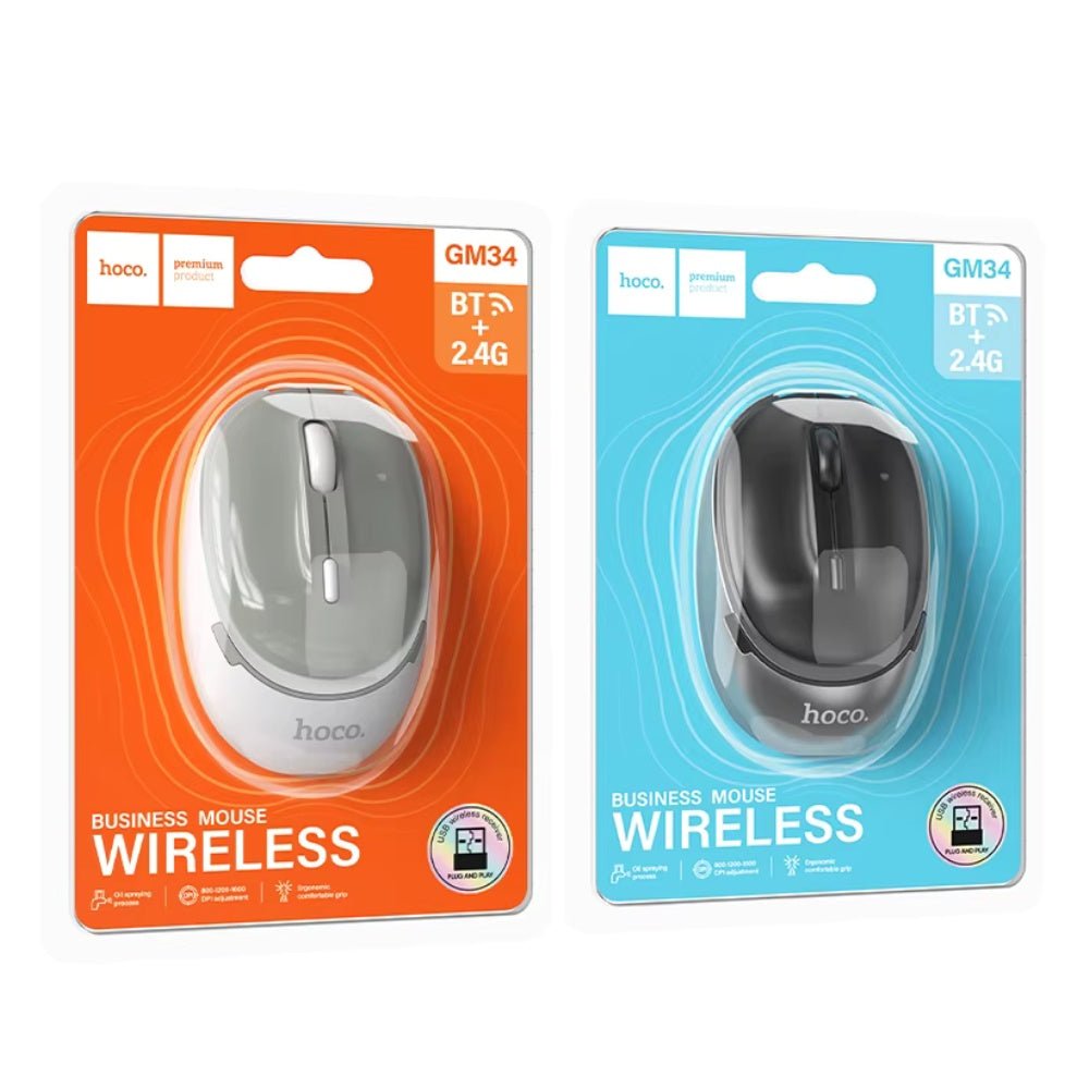 Hoco - Hoco Dual - Mode Wireless Mouse GM34 - Cle Market