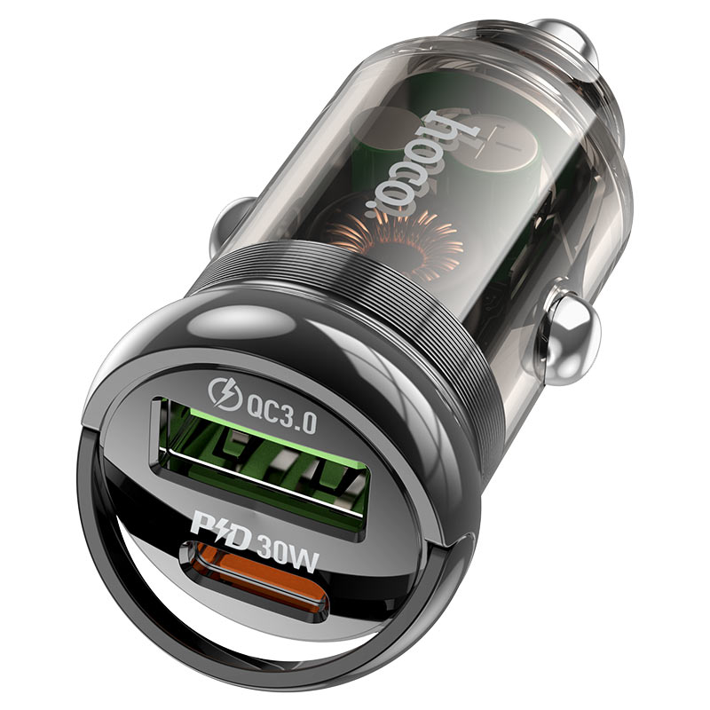 Hoco - Hoco Dual Port Car Charger 30W Z53A - Cle Market