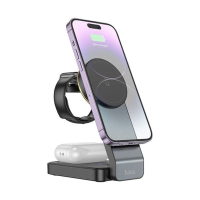 Hoco - Hoco Folding Magnetic Wireless Charger CQ3 - Cle Market