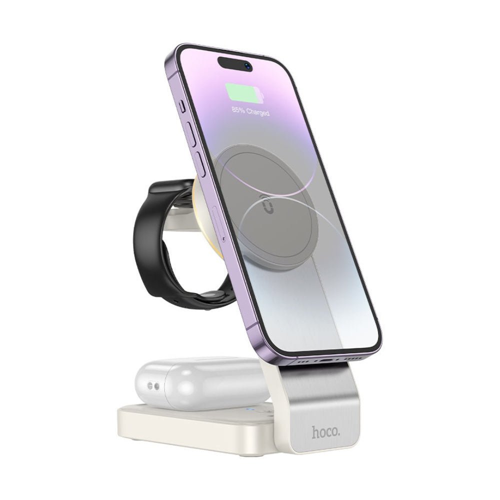Hoco - Hoco Folding Magnetic Wireless Charger CQ3 - Cle Market