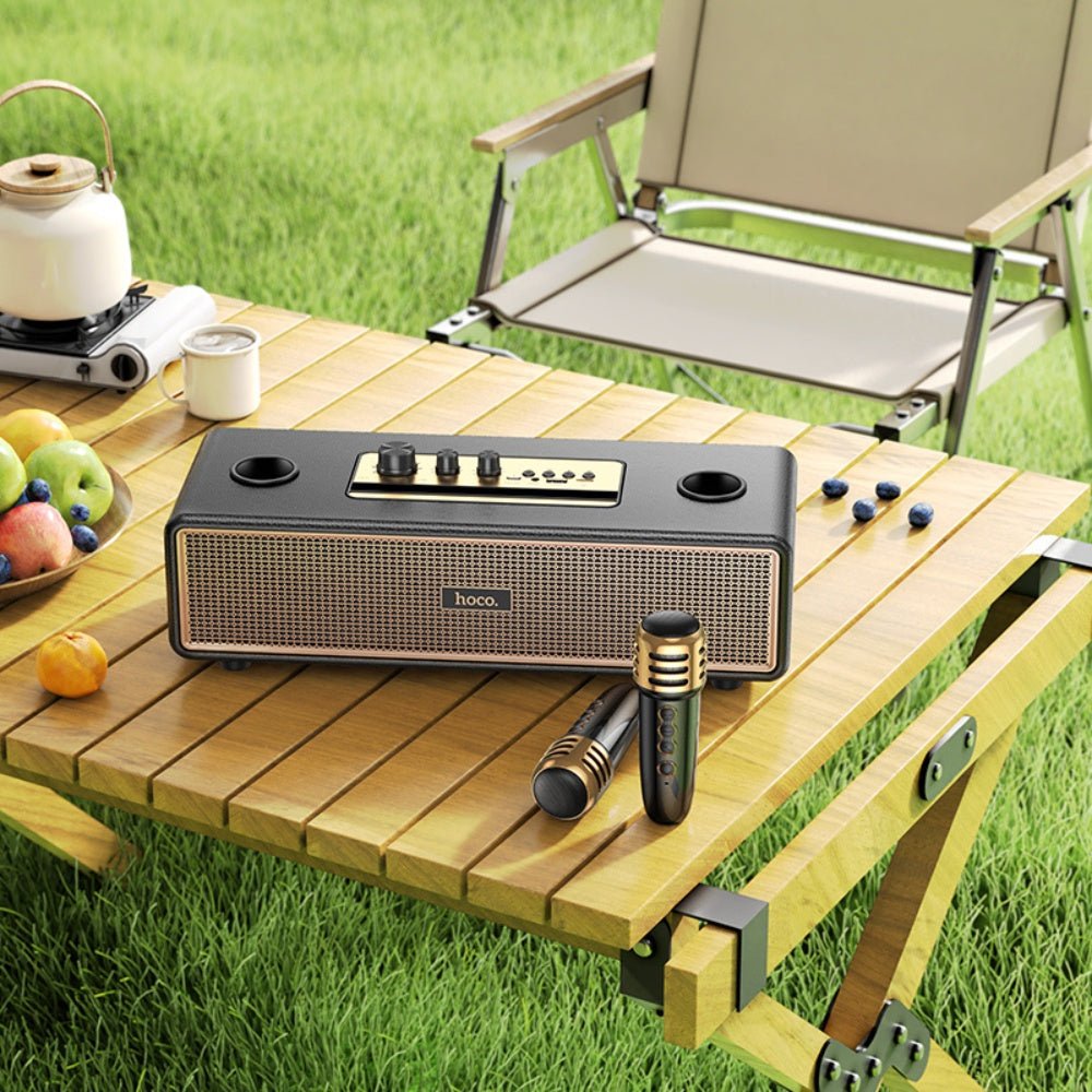 Hoco - Hoco Graceful Wireless Dual - Mic Portable Karaoke Speaker BS63 - Cle Market