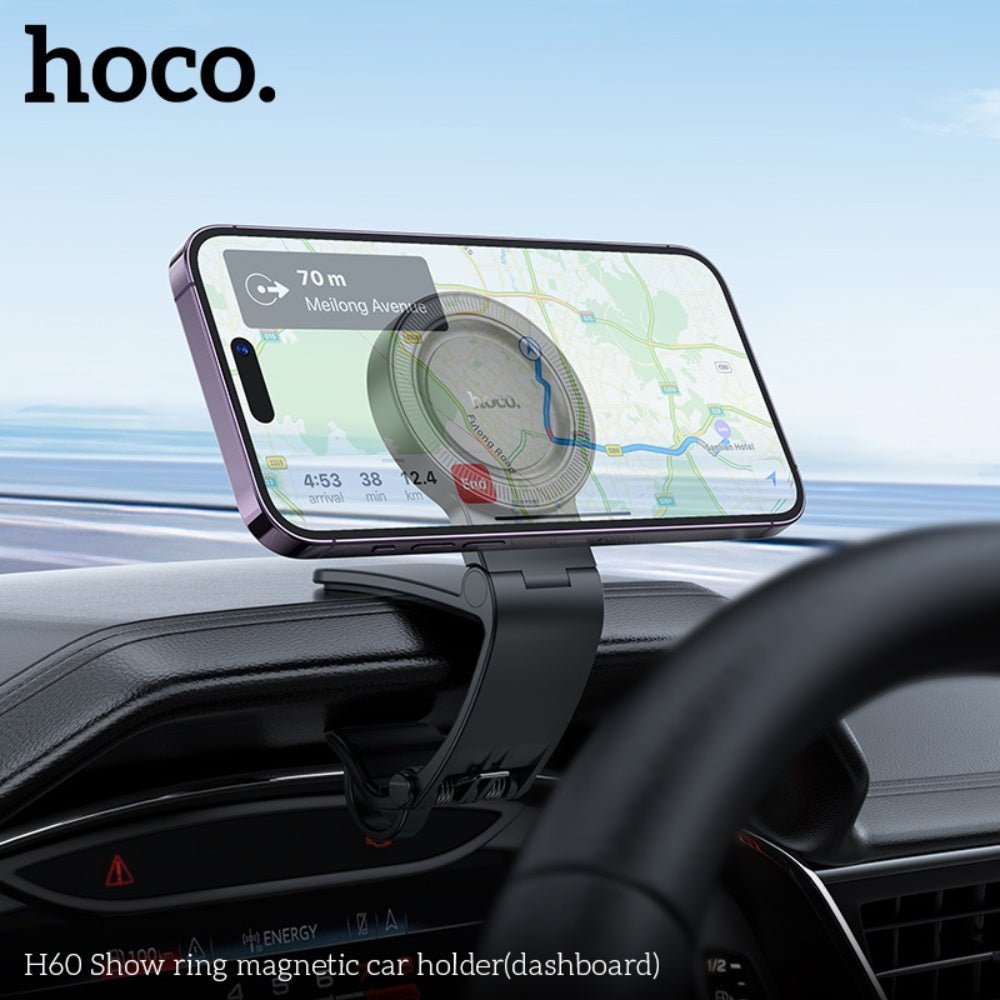 Hoco - Hoco H60 Magnetic Dashboard Car Phone Holder - Cle Market