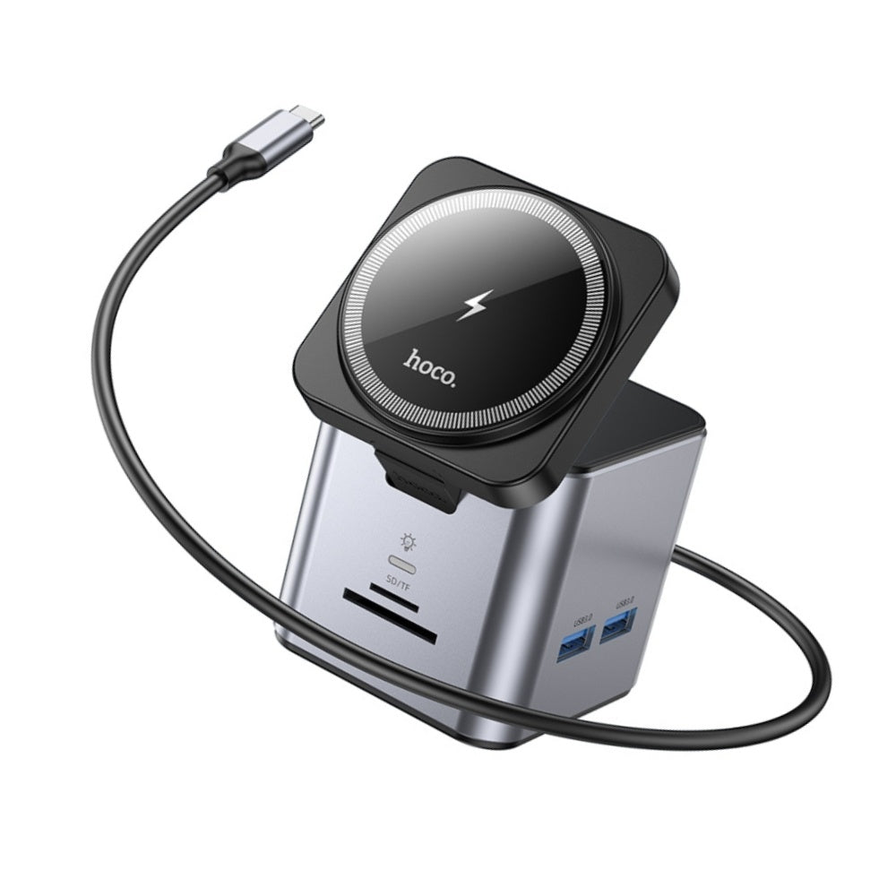 Hoco - Hoco HB49 9 - in - 1 Docking Station 100W HDMI Ethernet - Cle Market