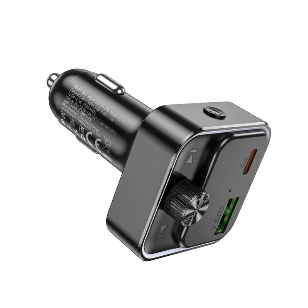 Hoco - Hoco In - Car Wireless FM Transmitter PD30W E81 - Cle Market