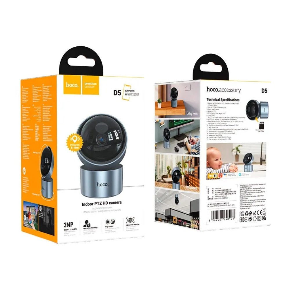 Hoco - Hoco Indoor PTZ HD Camera D5 - Cle Market
