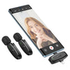 Hoco - Hoco L15 Dual Wireless Microphone Clip - ON Lightning and USB - C - Cle Market