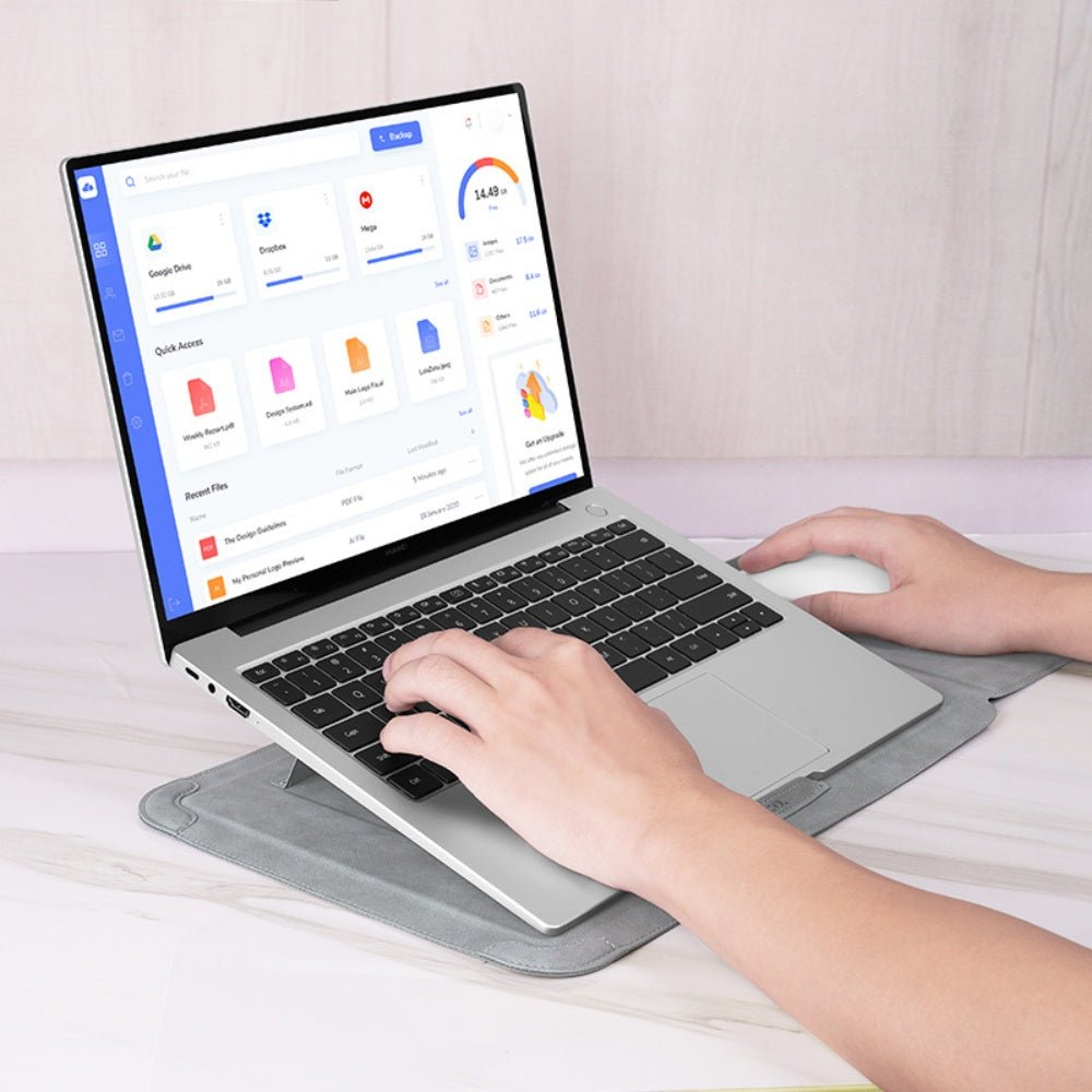 Hoco - Hoco Laptop Bag with Mouse Pad and Stand - Black - Cle Market