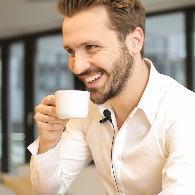 Hoco - Hoco Lavalier Microphone for Lightning iPhone L14 - Cle Market