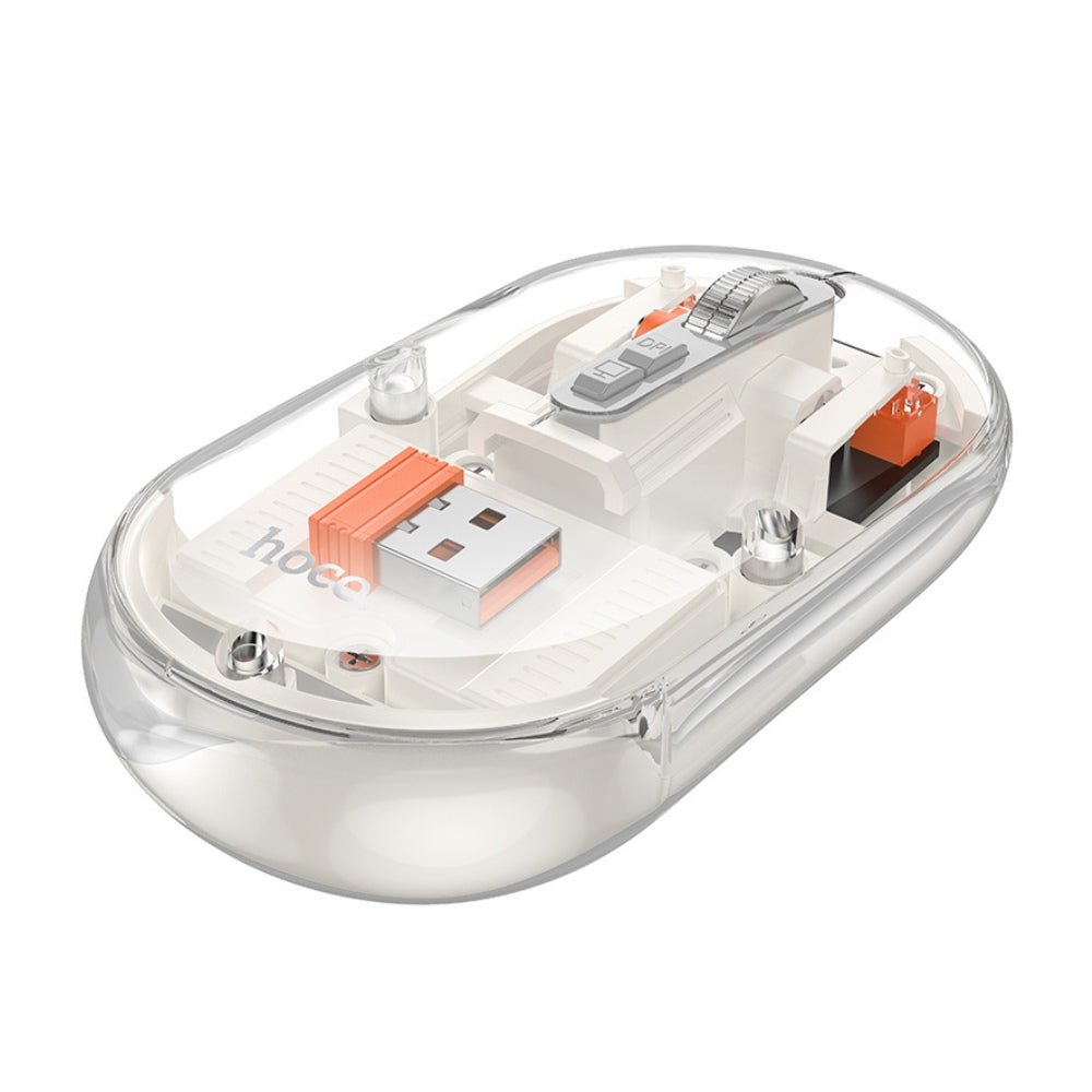 Hoco - Hoco Magnetic Silent Transparent Mouse GM35 - Cle Market