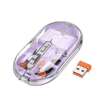 Hoco - Hoco Magnetic Silent Transparent Mouse GM35 - Cle Market