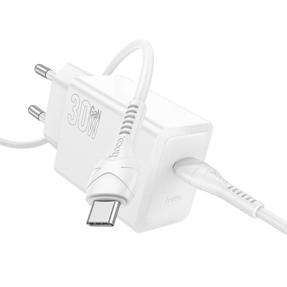 Hoco - Hoco N70 Nuevo USB - C 30W Adapter with Cable - Cle Market