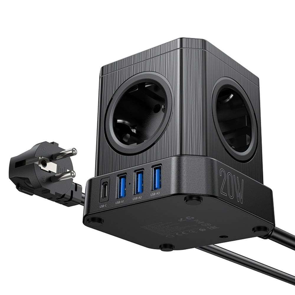 Hoco - Hoco PD20W Multifunctional Desktop Charger Hub - Cle Market