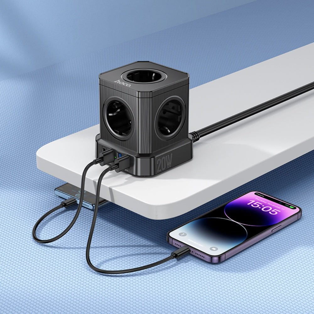 Hoco - Hoco PD20W Multifunctional Desktop Charger Hub - Cle Market