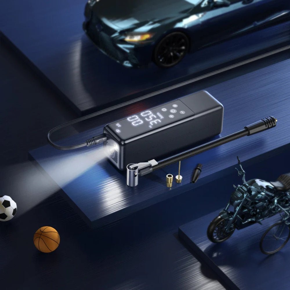 Hoco - Hoco Portable Car Smart Air Pump ZP5 - Cle Market