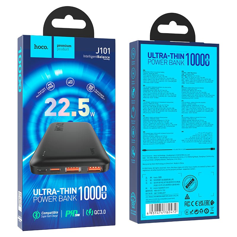 Hoco - Hoco Power Bank 10000mAh J101 - Cle Market