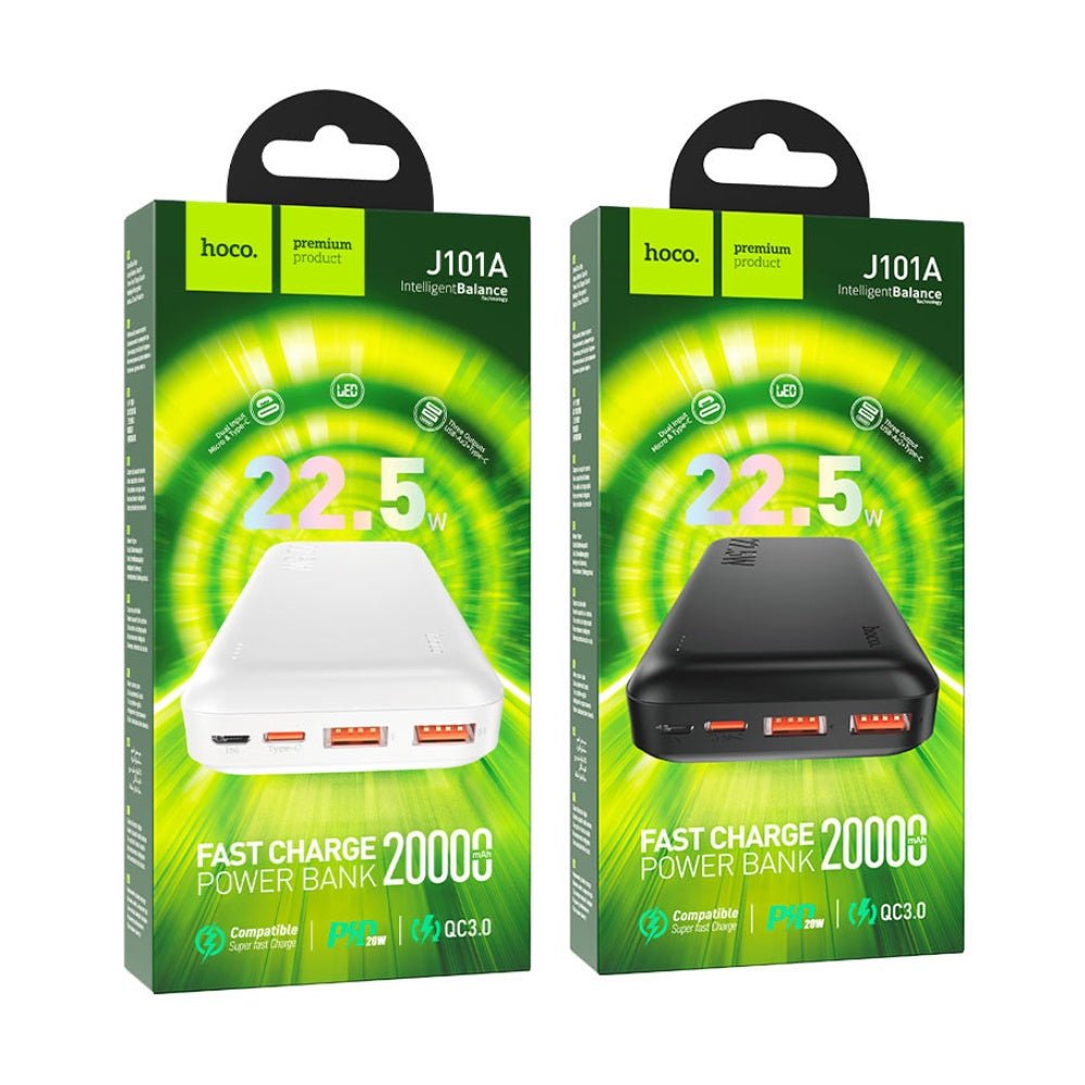 Hoco - Hoco Power bank 22.5W 20000mAh J101A - Cle Market