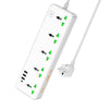 Hoco - Hoco Power Strip 5 Sockets With USB Outputs AC13A - Cle Market
