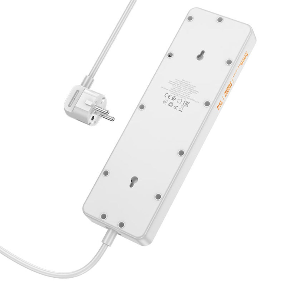 Hoco - Hoco Power Strip 5 Sockets With USB Outputs AC13A - Cle Market