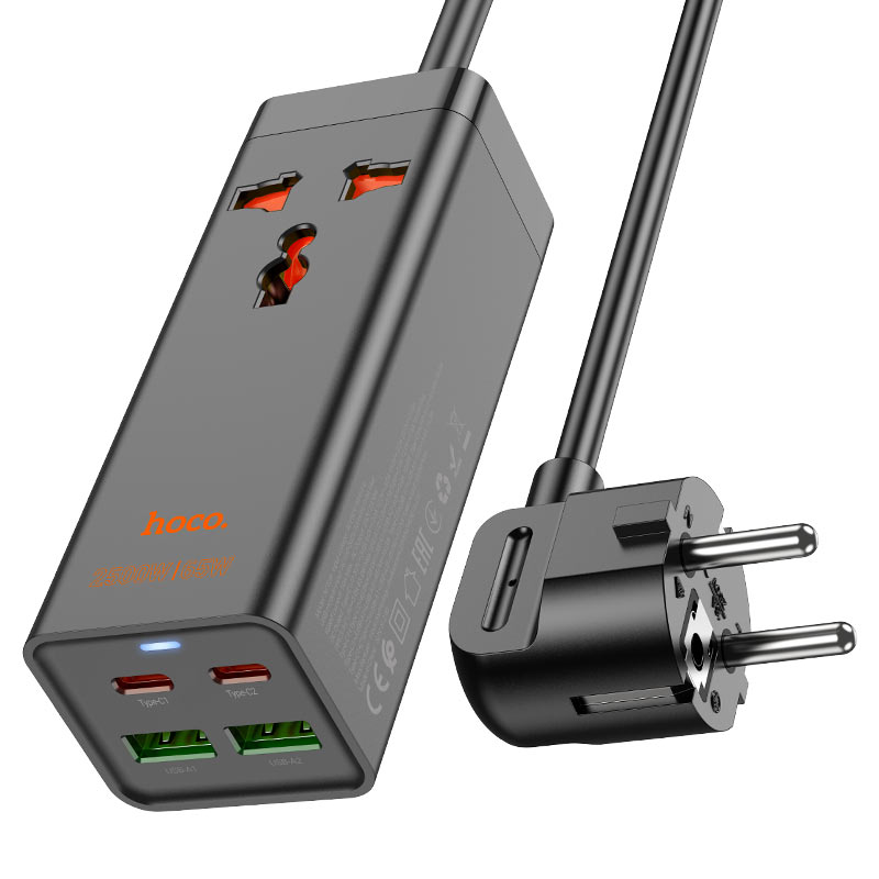 Hoco - Hoco Power Strip PD65W GaN and QC3.0 AC10A - Cle Market
