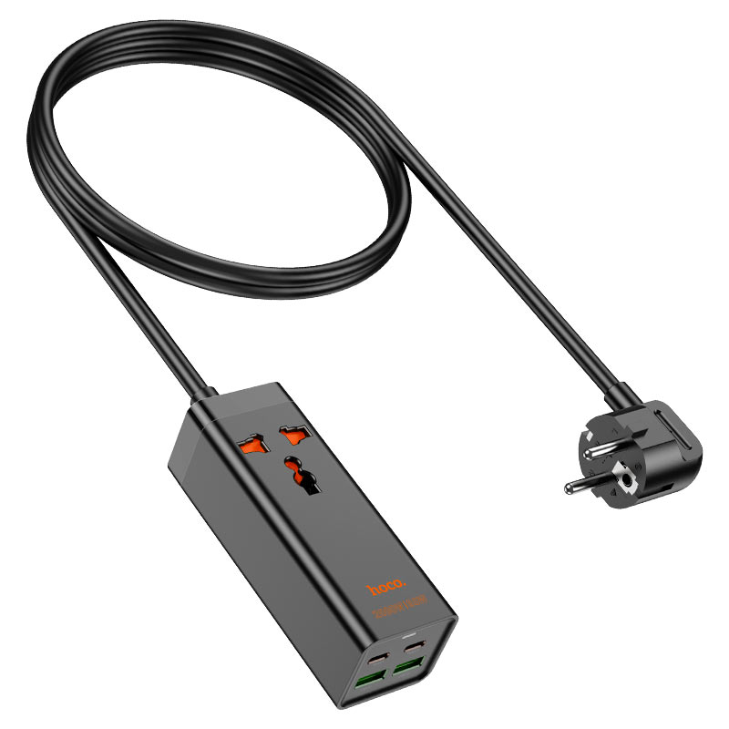 Hoco - Hoco Power Strip PD65W GaN and QC3.0 AC10A - Cle Market