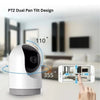 Hoco PTZ HD 3MP indoor camera with a sleek design, featuring a lens and adjustable mount for versatile surveillance.
