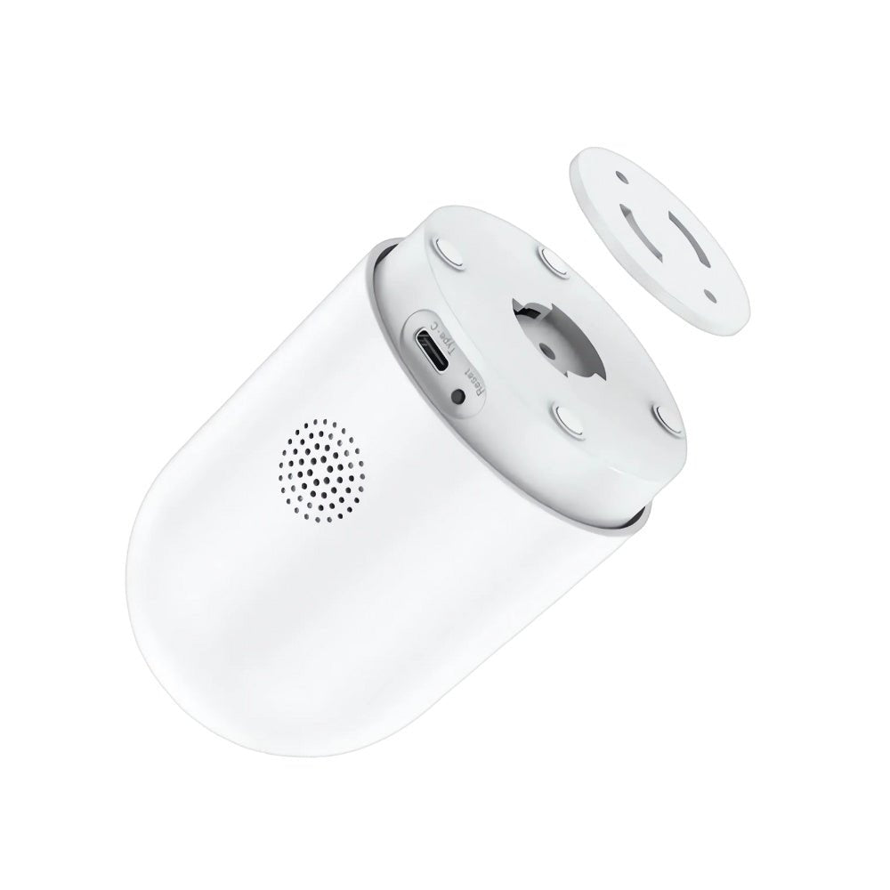 Hoco PTZ HD 3MP indoor camera with sleek design, adjustable lens, and clear video quality for home security monitoring.