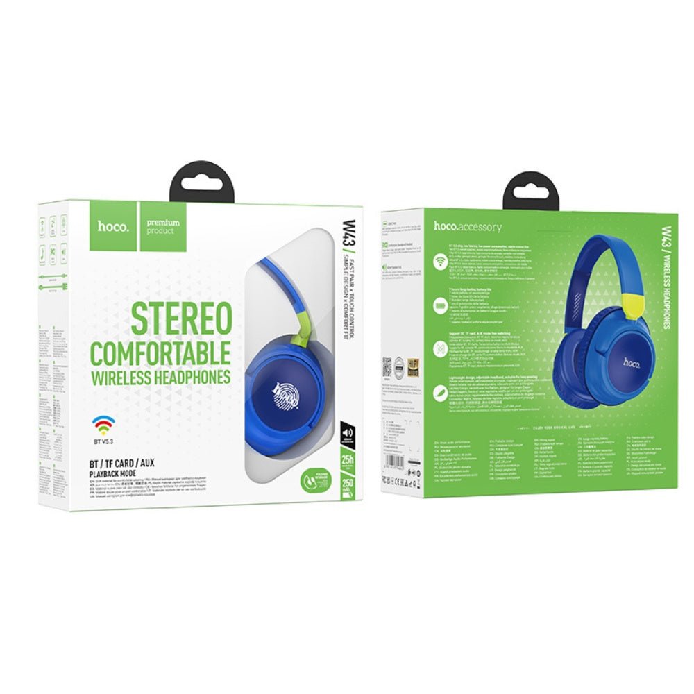 Hoco - Hoco Stereo Wireless Headphones W43 - Cle Market