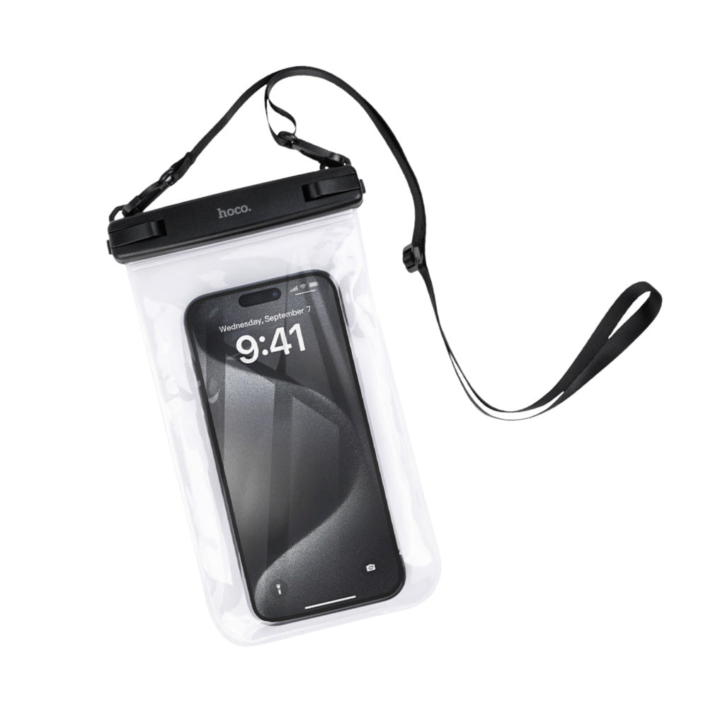 Hoco - Hoco Touch Control Transparent Waterproof Mobile Bag HX52 - Cle Market
