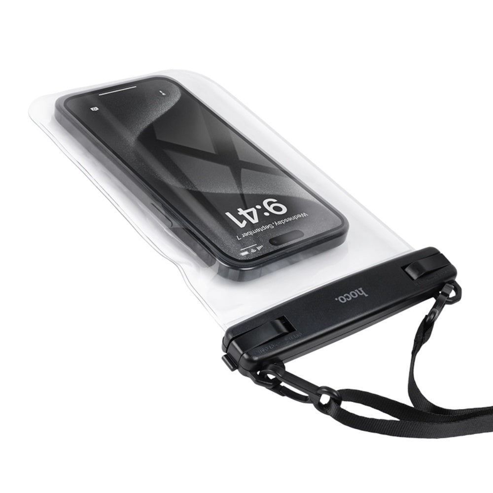 Hoco - Hoco Touch Control Transparent Waterproof Mobile Bag HX52 - Cle Market