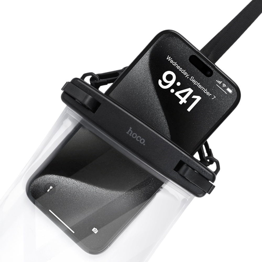Hoco - Hoco Touch Control Transparent Waterproof Mobile Bag HX52 - Cle Market