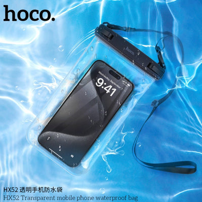 Hoco - Hoco Touch Control Transparent Waterproof Mobile Bag HX52 - Cle Market