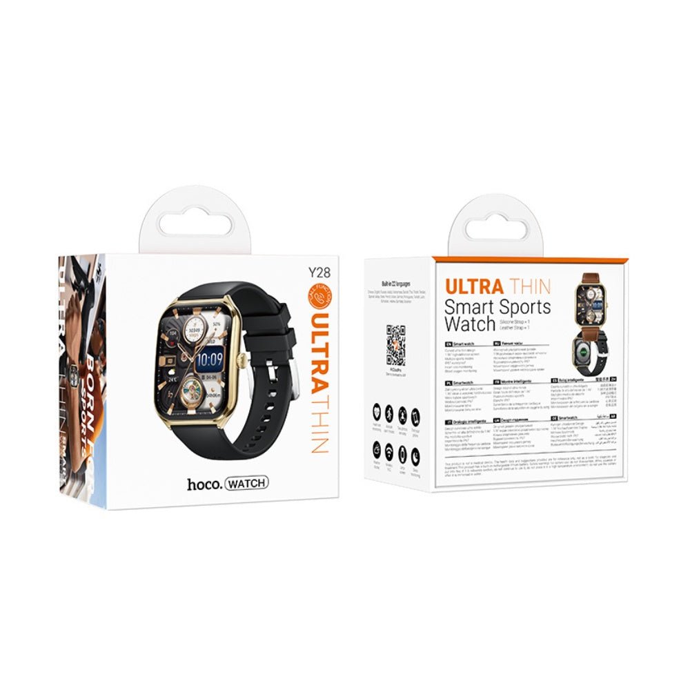 Hoco - Hoco Ultra Thin Smartwatch Y28 - Cle Market