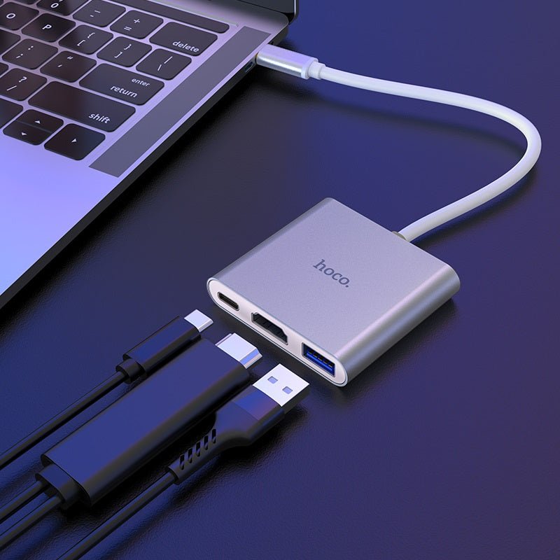 Hoco - Hoco USB - C Hub HDTV HB14 - Cle Market