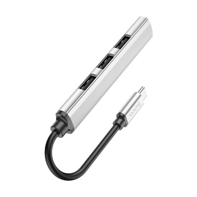 Hoco - Hoco USB Hub 4 in 1 USB - C to USB - A HB26 - Cle Market