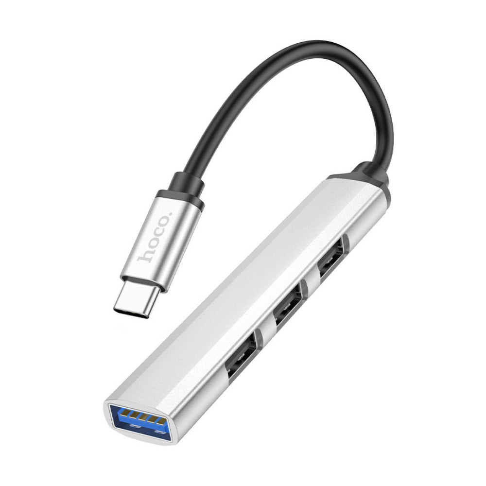 Hoco - Hoco USB Hub 4 in 1 USB - C to USB - A HB26 - Cle Market