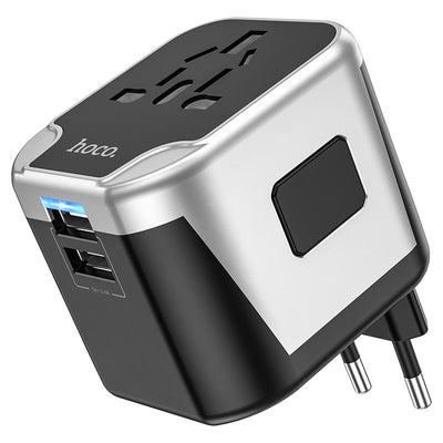 Hoco - Hoco Wall Charger with Plug Converter AC5 - Cle Market