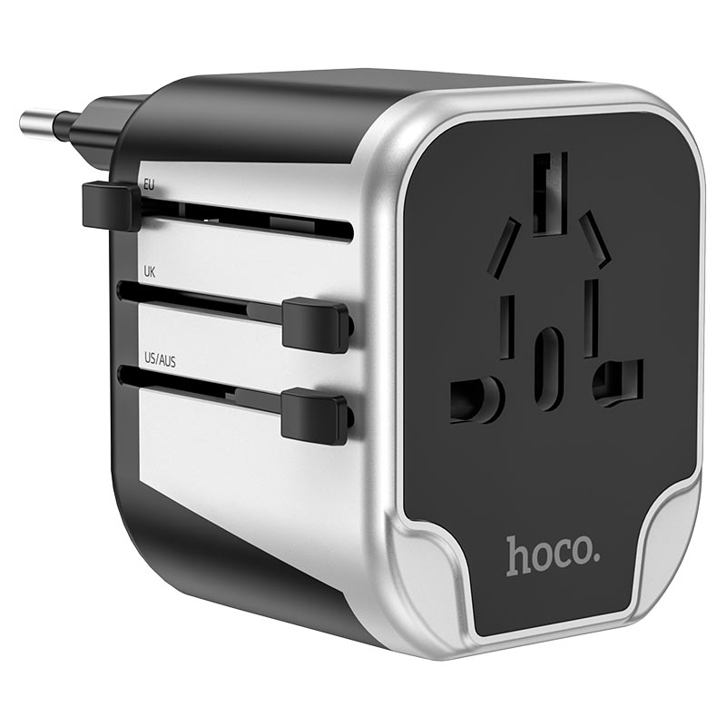 Hoco - Hoco Wall Charger with Plug Converter AC5 - Cle Market