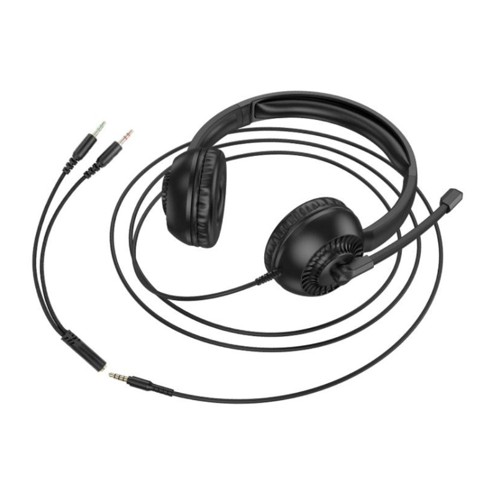 Hoco - Hoco Wired Headphones With Mic 3.5mm W112 - Cle Market