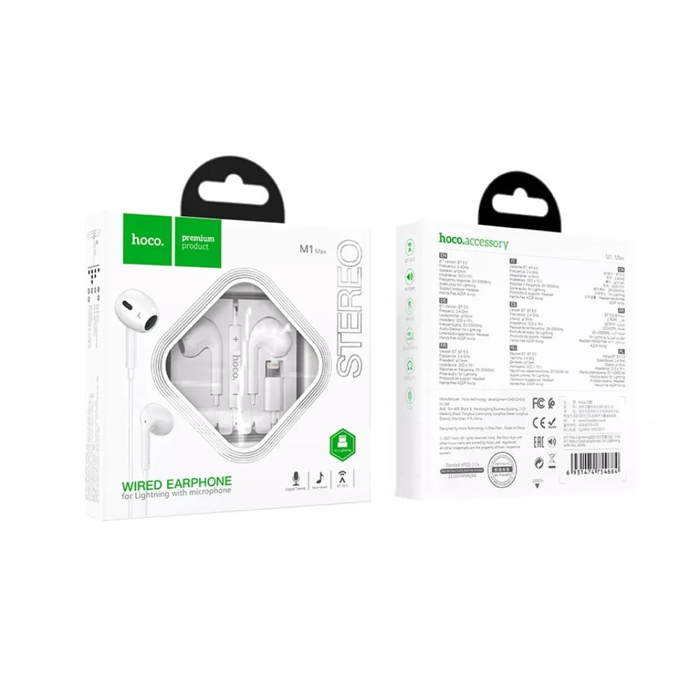Hoco - Hoco Wired USB - C Earphones M1 Max - Cle Market