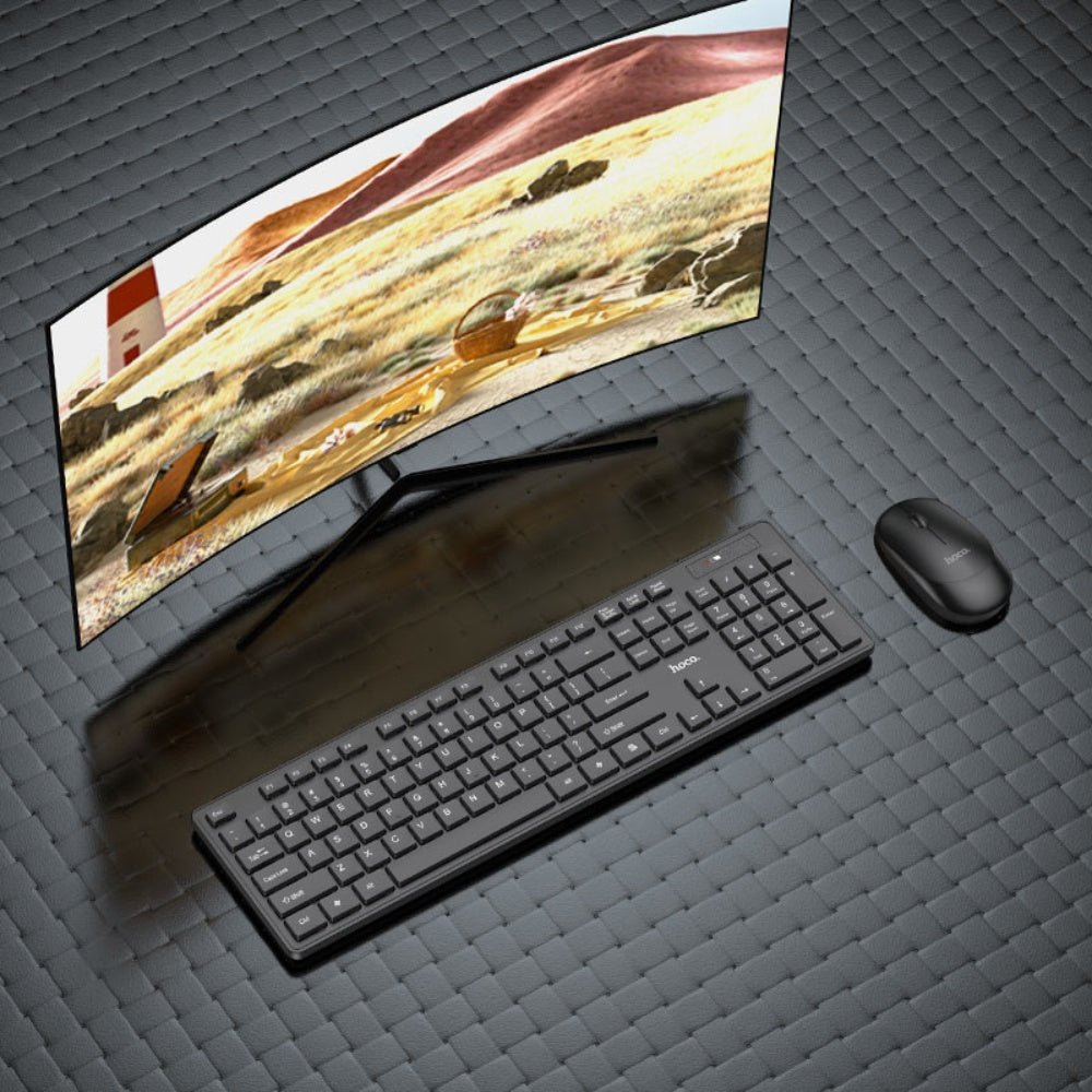 Hoco - Hoco Wireless Keyboard and Mouse Set GM17 - Cle Market