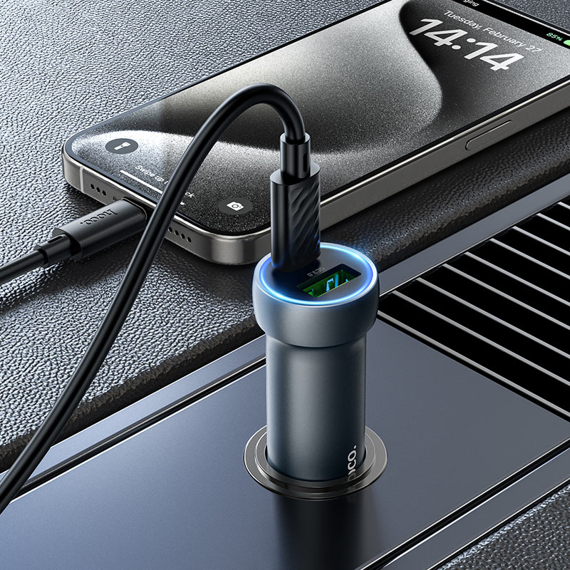 Hoco Z54A 48W USB-C Car Charger