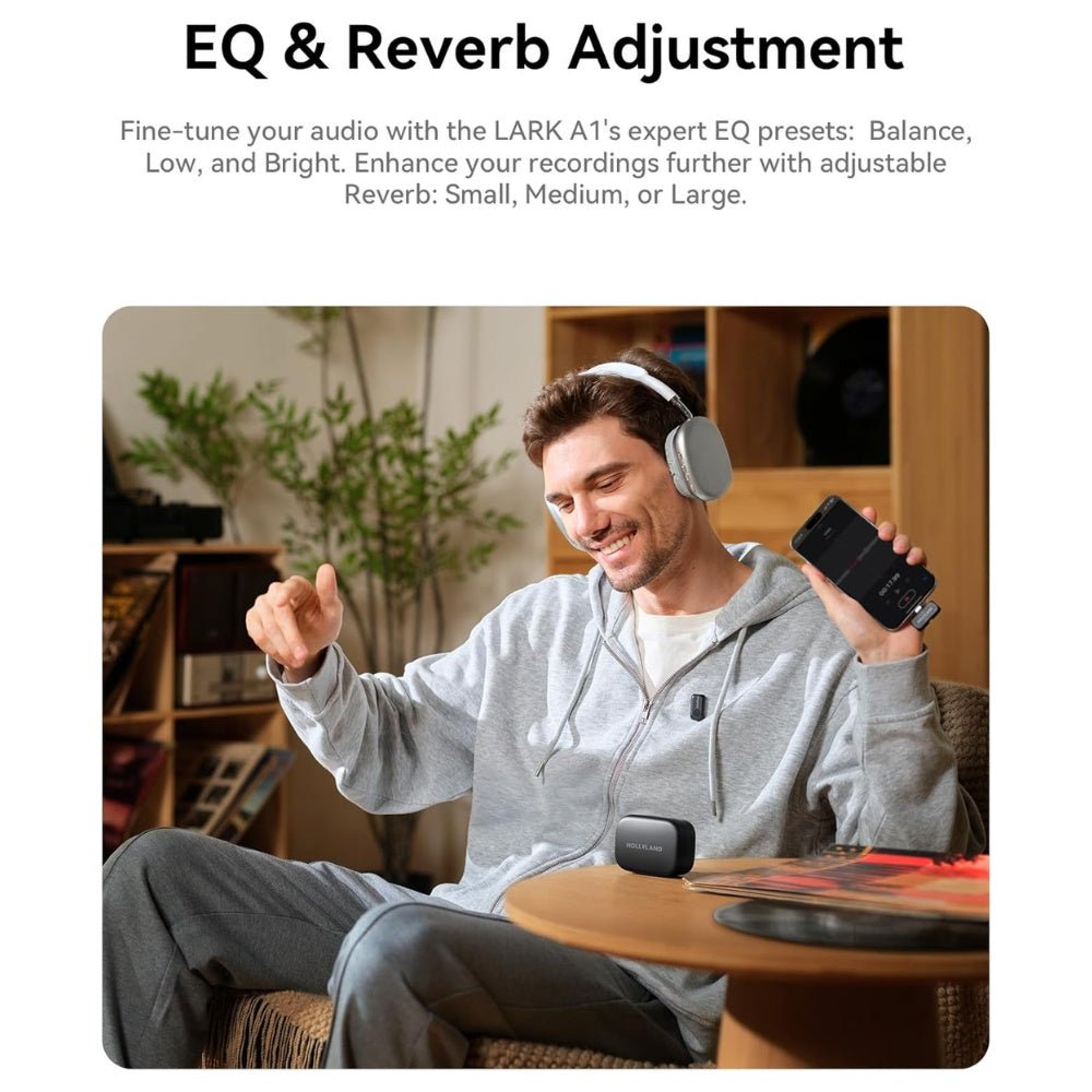 Hollyland - Hollyland LARK A1 DUO Wireless Microphone USB - C - Cle Market