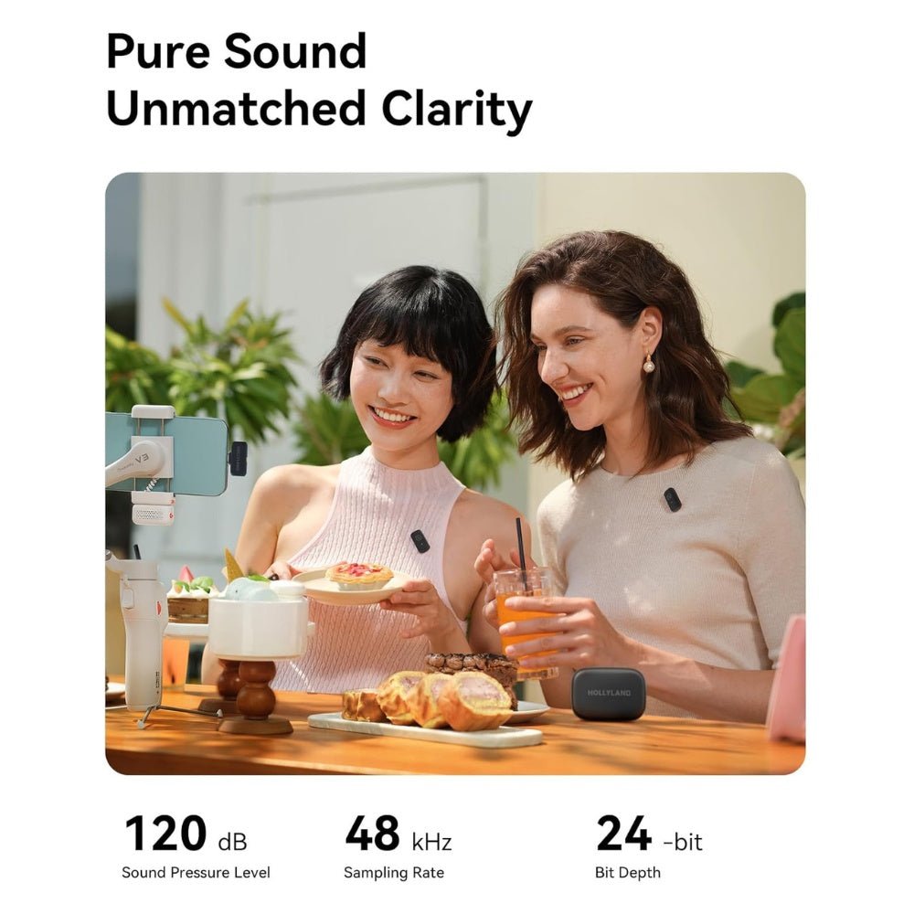 Hollyland - Hollyland LARK A1 DUO Wireless Microphone USB - C - Cle Market